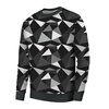 BASIC HERREN SWEATSHIRT (OREGON) - EIS MS. 2 / schwarz - weiß - Nähset XXXL