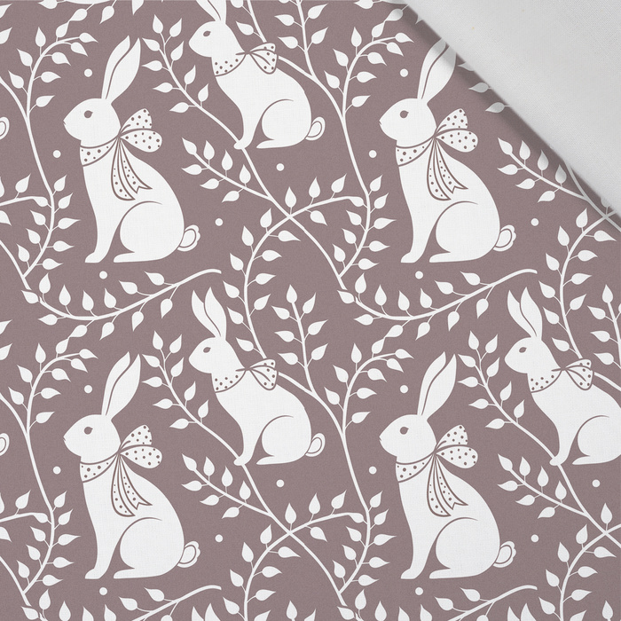 HAPPY BUNNY WZ. 1 - tkanina bawełniana