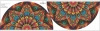 Malý panel pro kruhovou sukni - KREP - COLORFUL MANDALA WZ. 6
