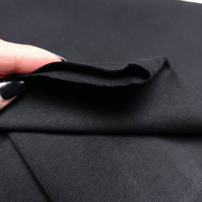 T-Shirt Jersey HEAVY 260 g/m² aus 100% Baumwolle - SCHWARZ