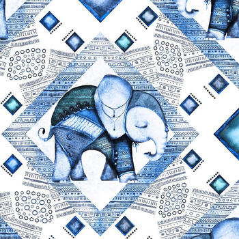 INDIE CHARME / blau - SP250 Sommersweat