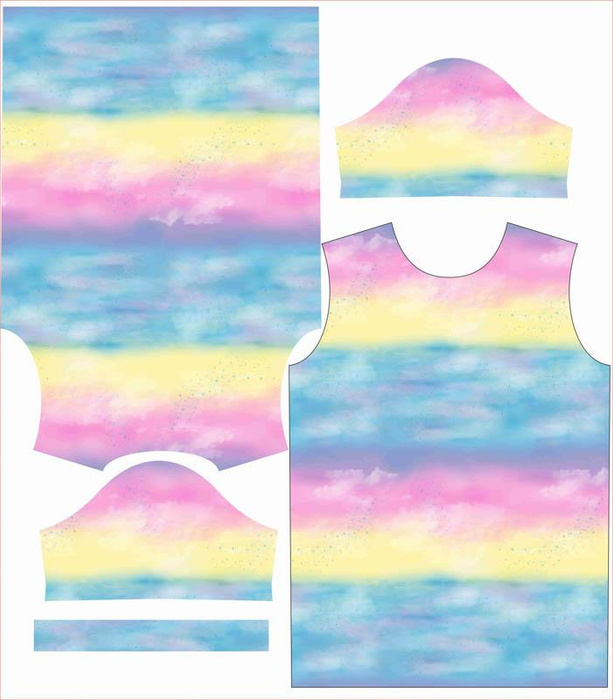 KID’S T-SHIRT - RAINBOW OCEAN pat. 1 - single jersey