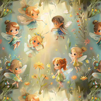 FAIRY WORLD wz.4  - single jersey