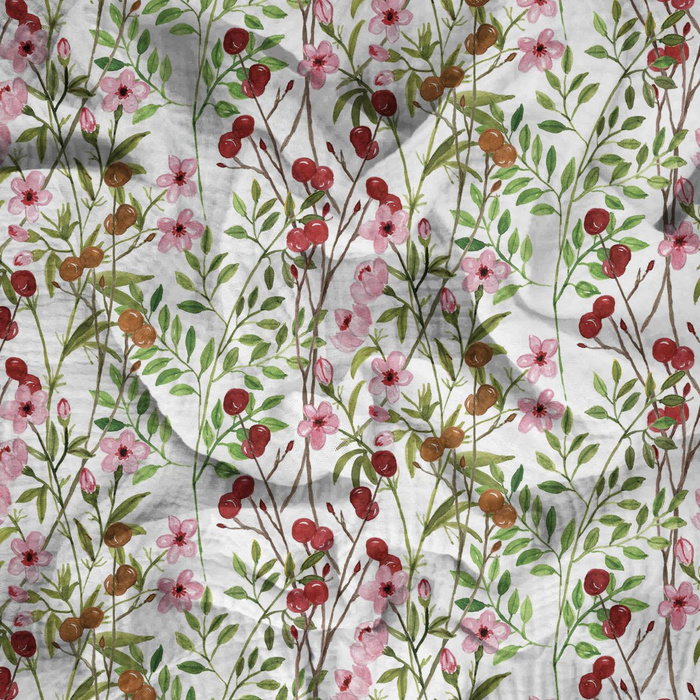 MEADOW PAT. 2 (IN THE MEADOW) - Cotton muslin
