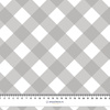 DIAGONALES KARO / grau -  French Terry mit Elasthan