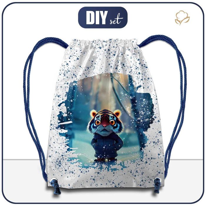 GYM BAG - ANIMATED TIGER Pat. 2 - sewing set