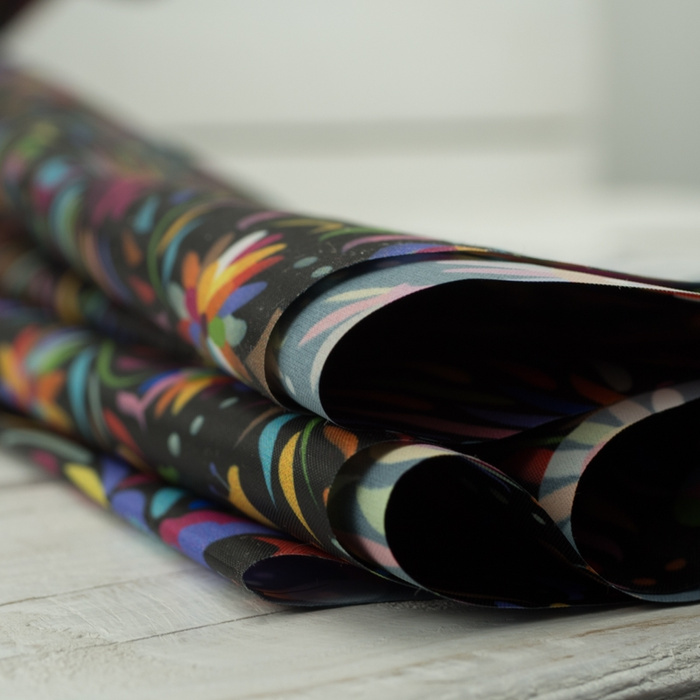 FOLK ROOSTERS - Nylon fabric