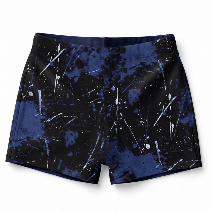 Jungen Badehose - NAVY GRUNGE WZ. 2 - Nähset