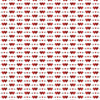ARROWS AND HEARTS pat. 2 / white (VALENTINE'S MIX) - Cotton woven fabric