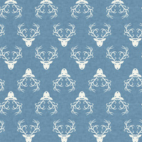 HLAVY SOBŮ / ACID WASH - modrý - organický úplet single jersey s elastanem