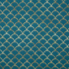 GOLDEN FISH SCALES pat. 2 (GOLDEN OCEAN) / sea blue - softshell