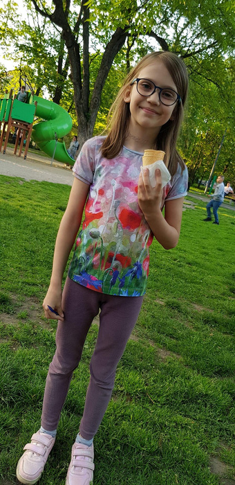 KID'S T-SHIRT WITH OWN PRINT - sewing set