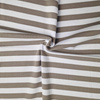 WHITE AND BEIGE - Ribbed knit fabric