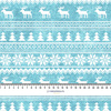 REINDEERS PAT. 2 / ACID WASH SEA BLUE - Cotton woven fabric