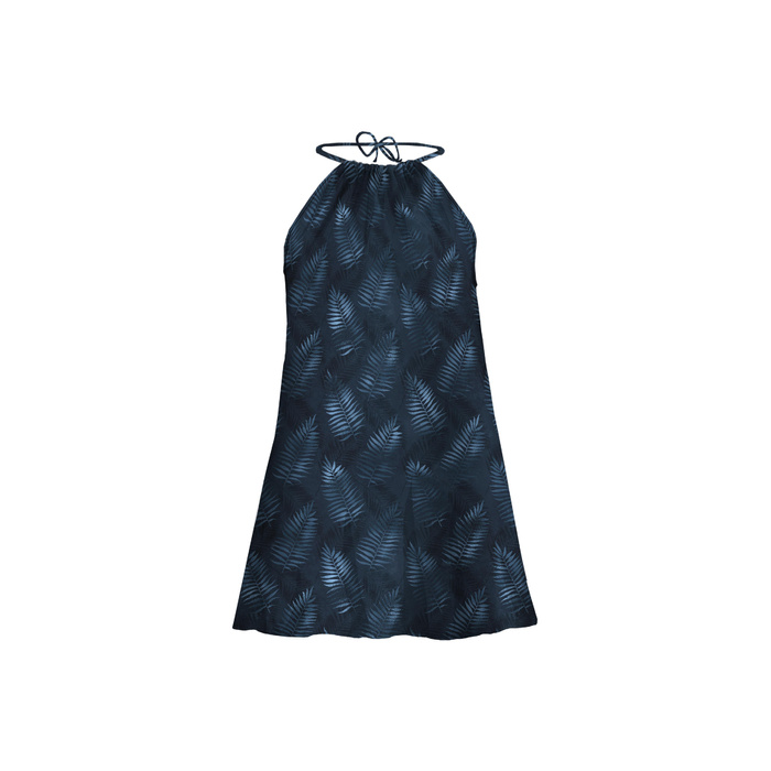 ŠATY "DALIA" MINI - BLUE LEAVES WZ. 2 - Sada šití