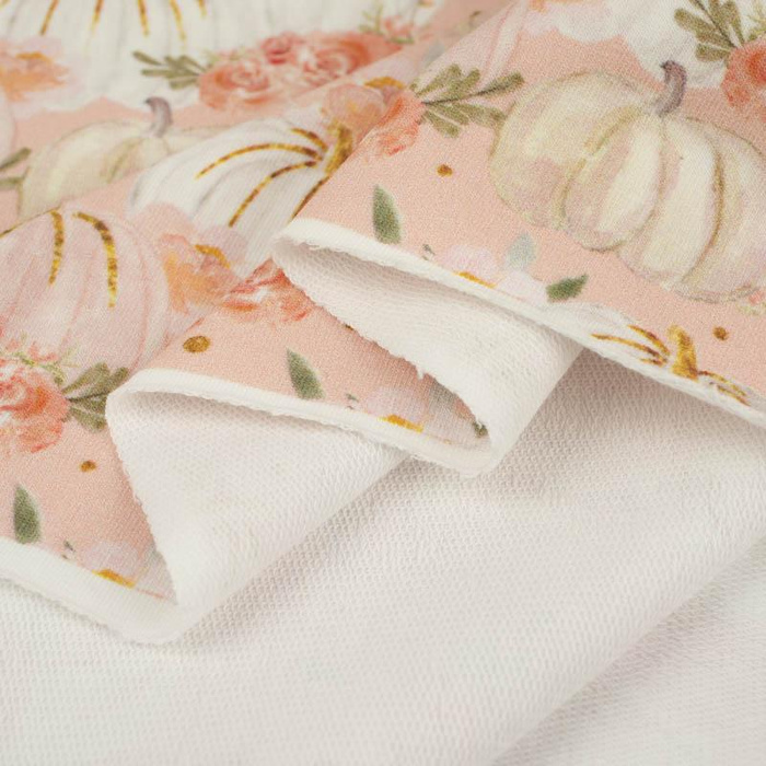 PASTELOWE DYNIE I KWIATKI (DYNIOWY OGRÓDEK) - Organická Teplákovina