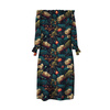 ŠATY "CARMEN" - FLOWERS wz.22 - krep XS