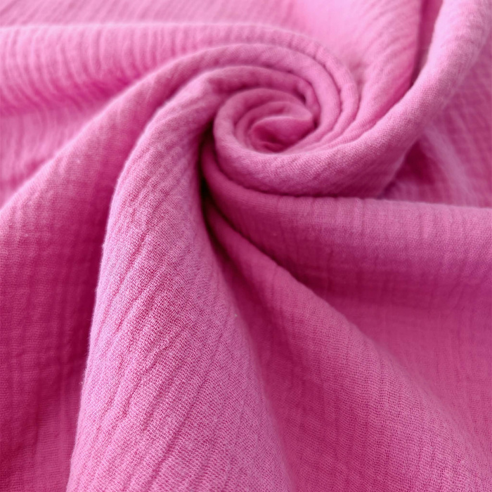 Baumwoll Musselin Double Gauze - ROSA (PINK)