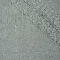 DECKE SOFT (KLEINE PUNKTE) / grau S - dünnes gestricktes Paneel