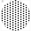 Big circle skirt panel - CREPE - POLKA DOTS