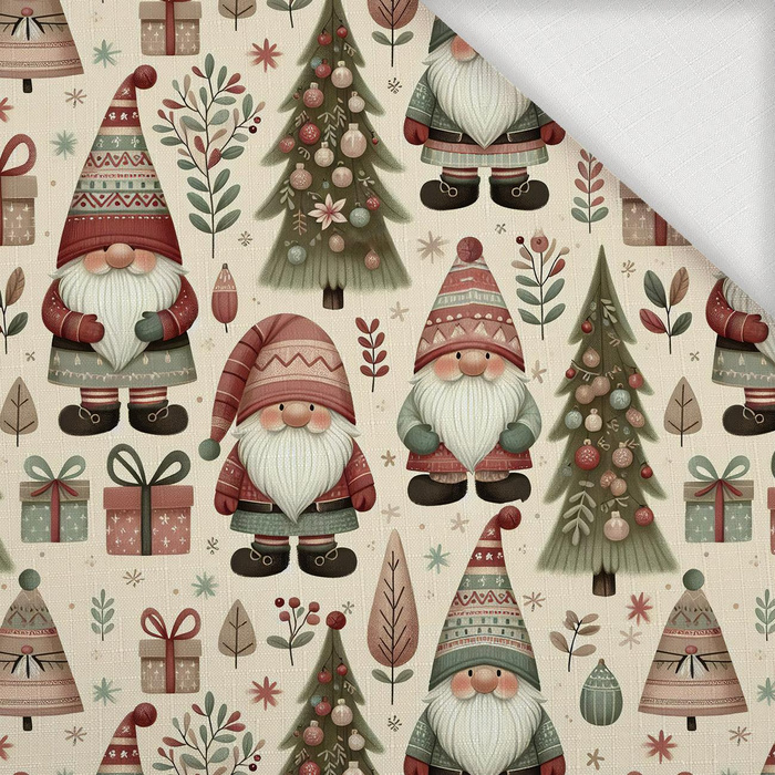 GNOMES CHRISTMAS WZ.1 - Tkanina na ubrusy