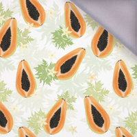 PAPAYA ORANGE & WHITE - softshell
