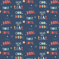 DINO DUDE - schnelltrocknende Webware