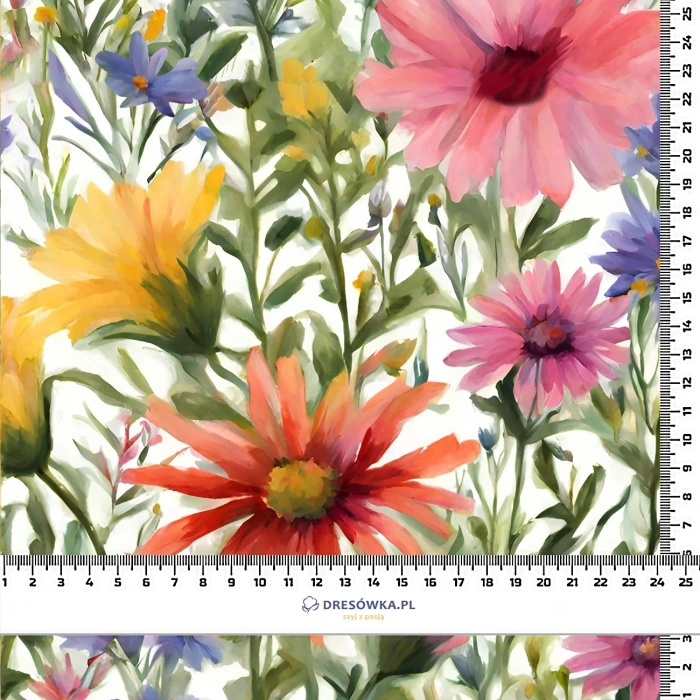 FLOWERS MEADOW WZ. 2 - Plusz Minky