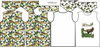 2-PACK - KINDER T-SHIRT - PANDAS UND DINO - Nähset (128/134)