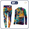 Thermo dívčí sada (NANCY) - alcohol ink wz.12 - Sada šití