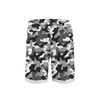 KID`S SHORTS (RIO) - CAMOUFLAGE GREY - looped knit fabric 