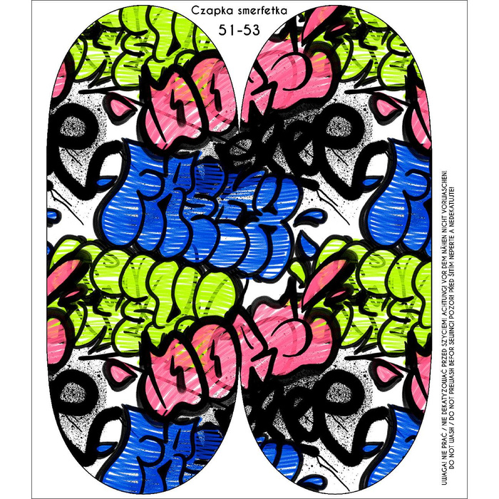 "Beanie" cap - STREET ART pat. 2 48-50