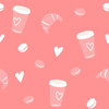 Paris Breakfast (J'adore Paris) / pfirsich - sommersweat 