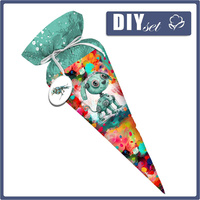 First Grade Candy Cone -  DOG NEUTRON - small