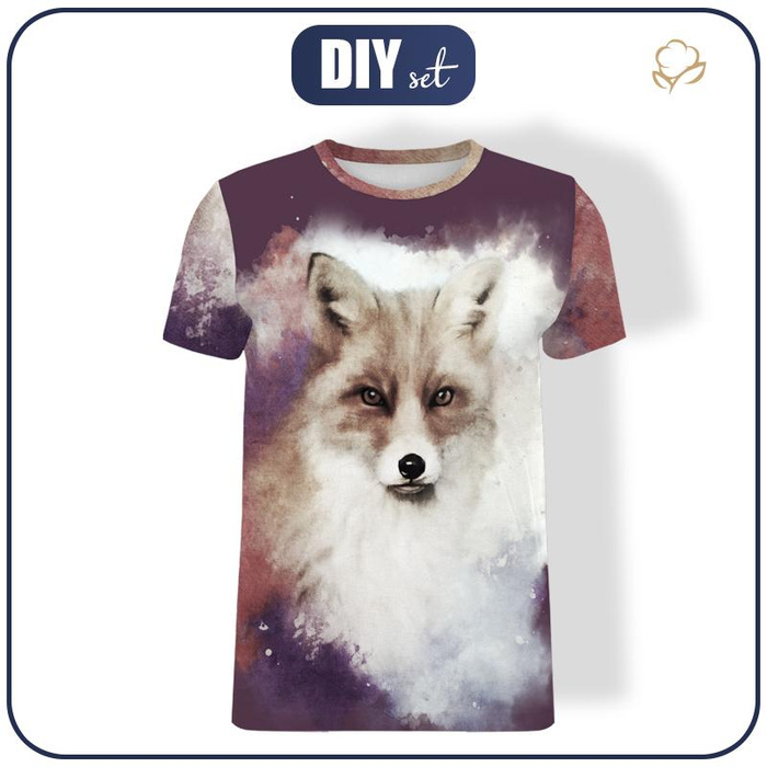 MEN’S T-SHIRT - FOX / sepia - single jersey L