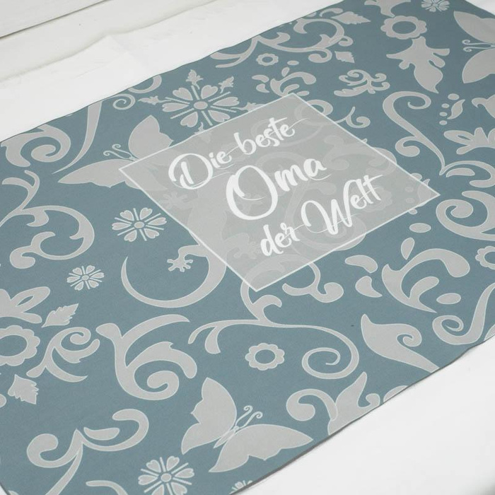 Die beste Oma der Welt/ ethno - Baumwoll Webware Panel (50cmx75cm)