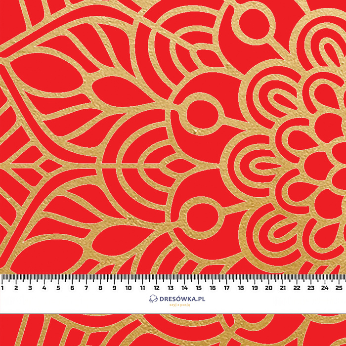 MANDALA wz. 5 / czerwony - Krepa