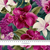 EXOTIC ORCHIDS PAT. 6- Upholstery velour 