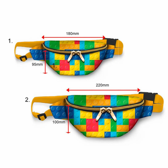 HIP BAG - LOWICZ FOLKLORE / black - small