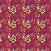 MEXICAN ROSES pat. 1 / fuchsia (DIA DE LOS MUERTOS) - Cotton woven fabric