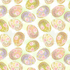 EASTER EGGS PAT. 1 (CUTE BUNNIES) - Viscose jersey