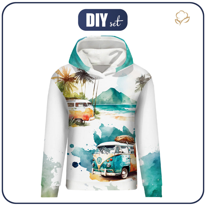 CLASSIC WOMEN’S HOODIE (POLA) - TRAVEL TIME WZ. 12 - sewing set