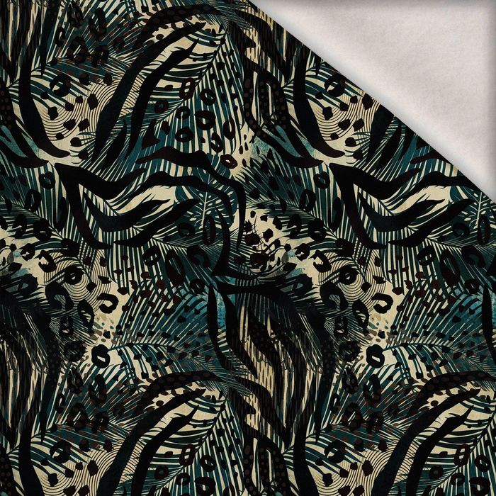 ANIMAL PATTERN WZ. 3 - teplákovina počesaná s elastanem ITY