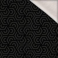 GEOMETRIC MINIMAL WZ. 11 - Wintersweat angeraut mit Elastan ITY