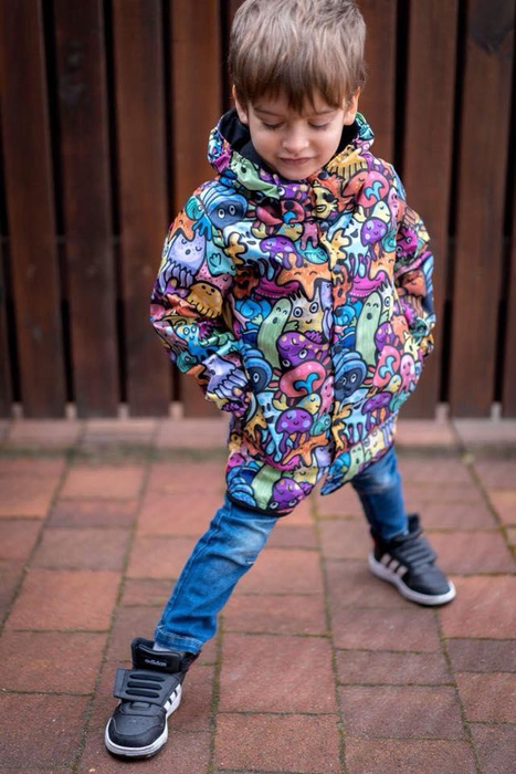 MONSTERS - brushed knitwear with elastane ITY