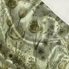 PASTEL FLOWERS WZ. 30 / lime cream - satén