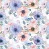 FLOWERS wz.12 - looped knit fabric