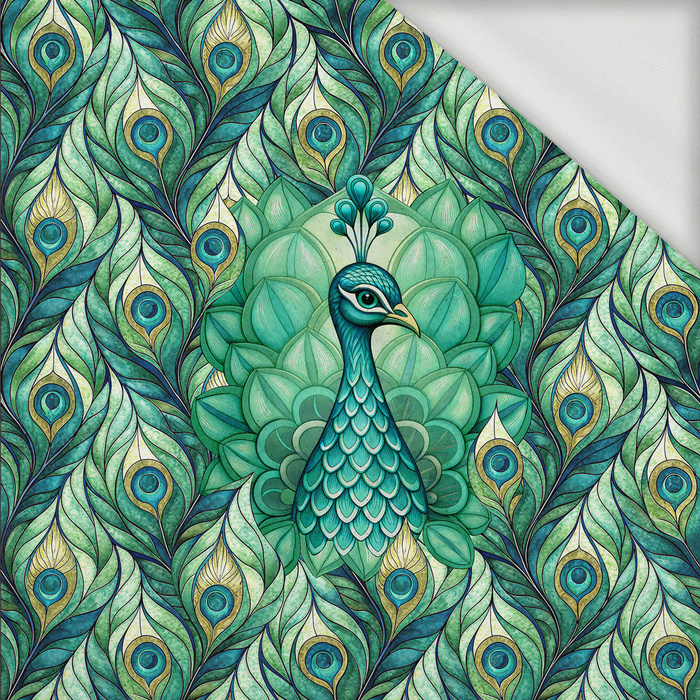 Stained Glass Day wz. 35 - panel (60cm x 50cm) dzianina pętelkowa