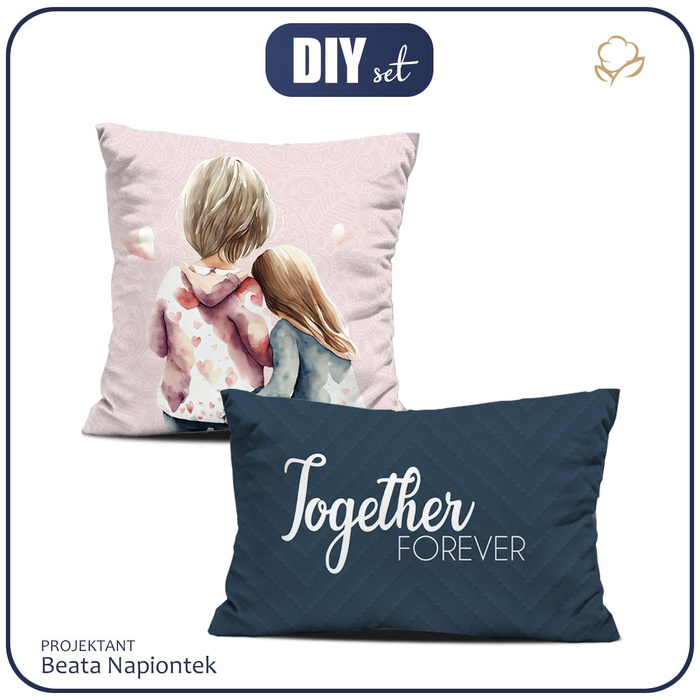 DEKO-KOPFKISSEN - TOGETHER FOREVER 2 - Nähset