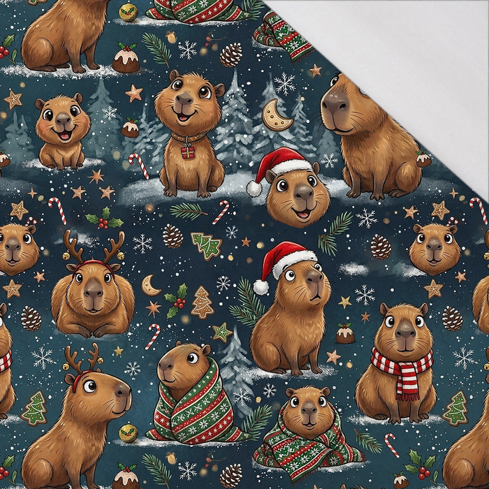 CHRISTMAS CAPYBARA - single jersey